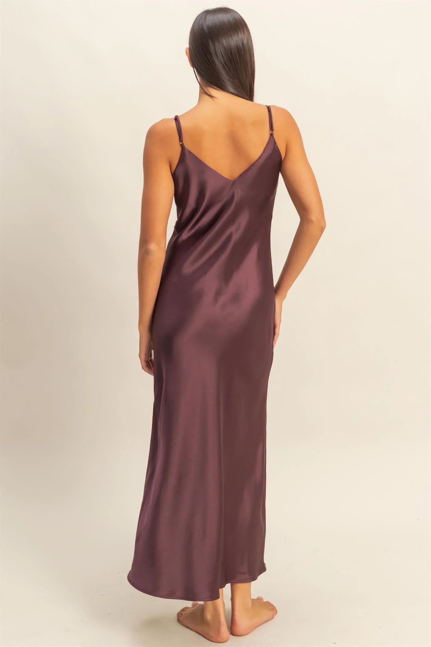 Saoirse Maxi Dress in Burgundy