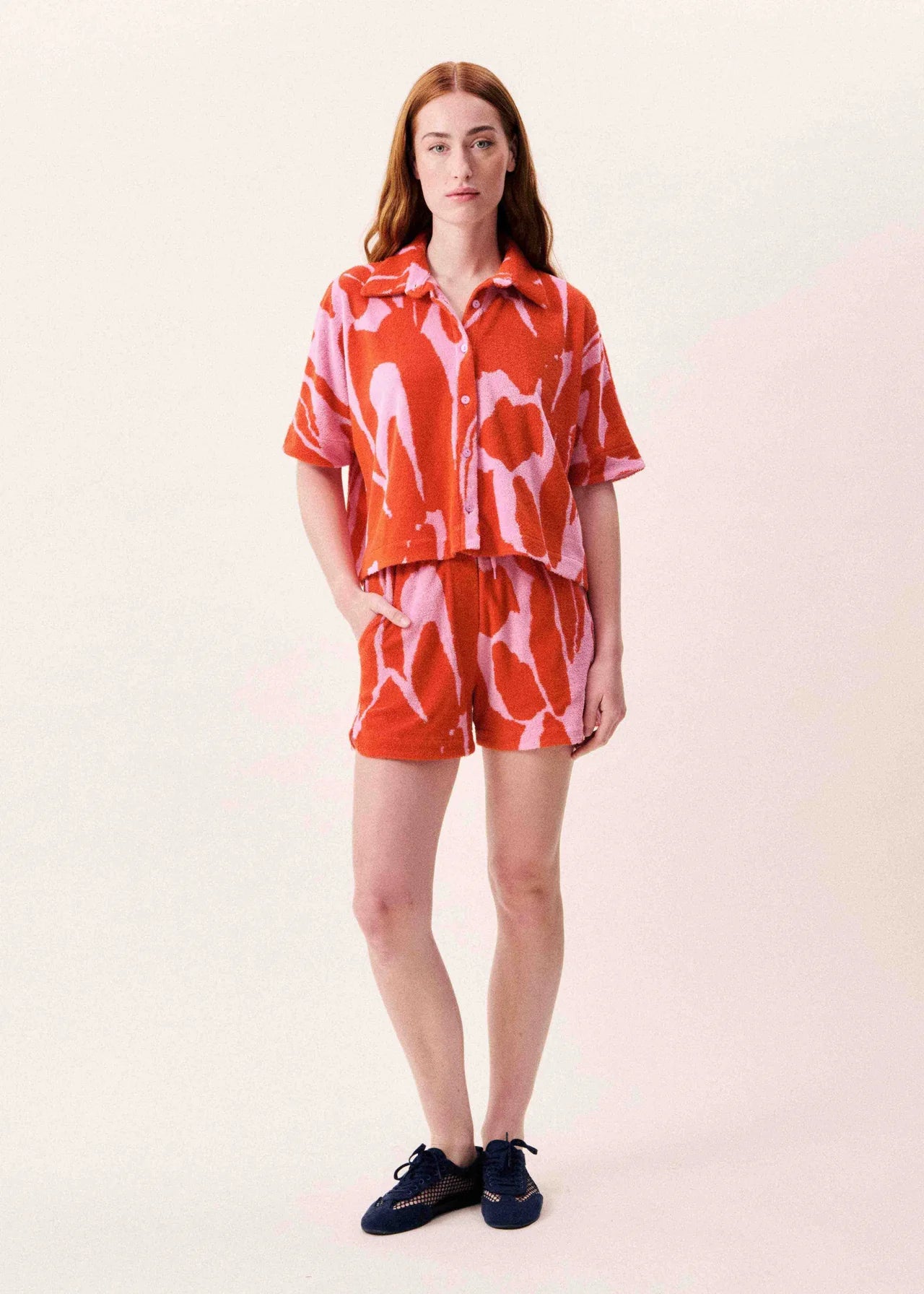 Danubea Shirt in Water Lily Violet