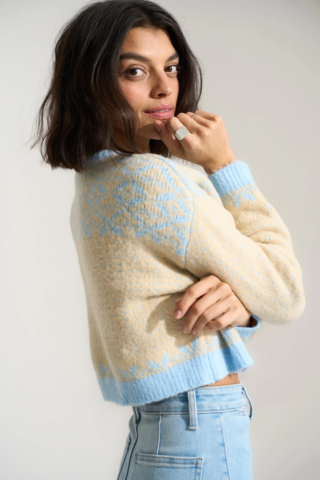Maeve Cardigan in Crème