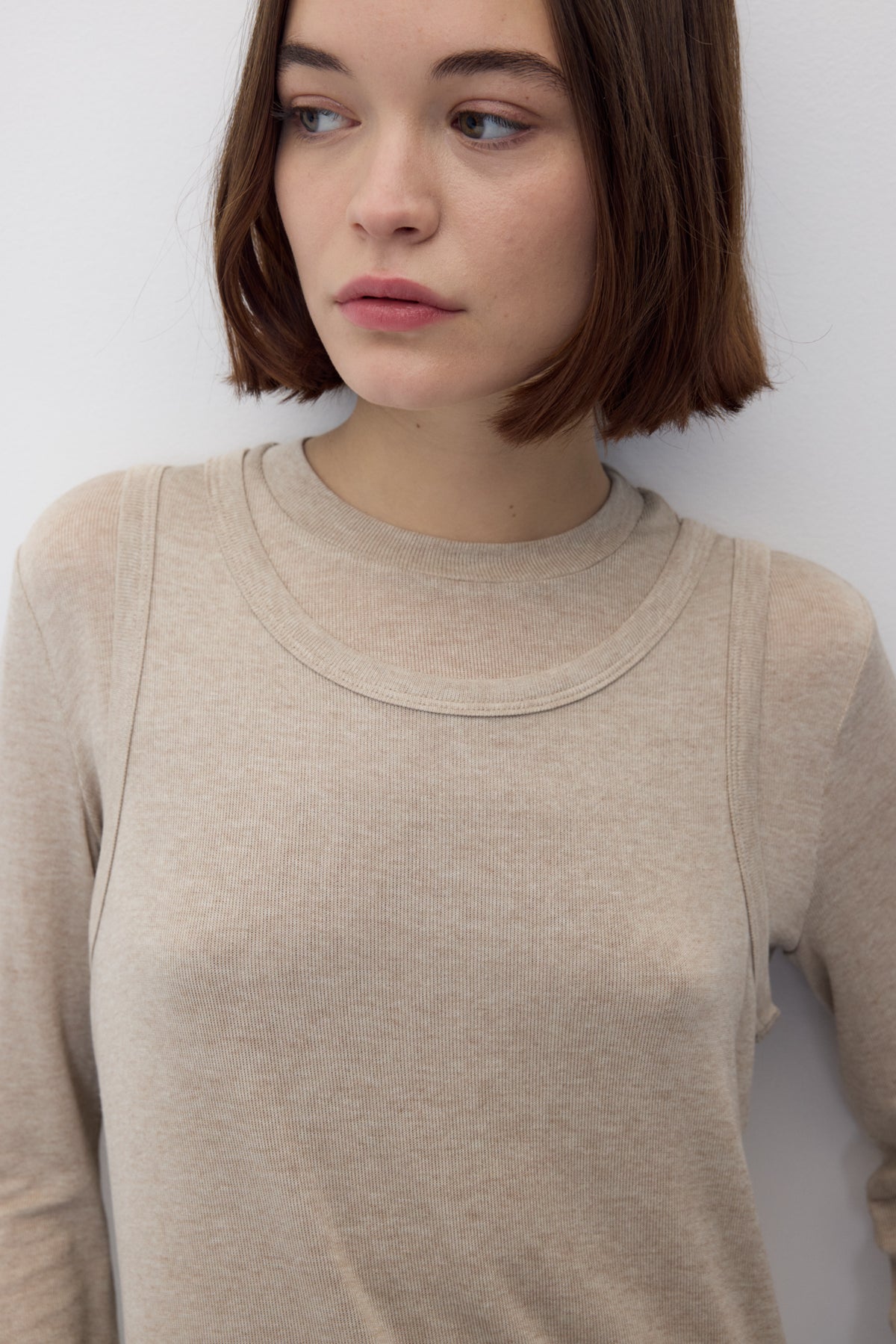 Porto Top Set in Beige