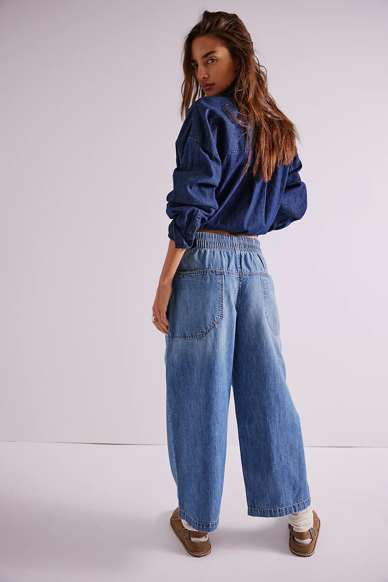 Easy Peasy Pull On Jeans in No Problem