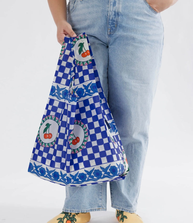 Standard Baggu Bag in Cherry Tile
