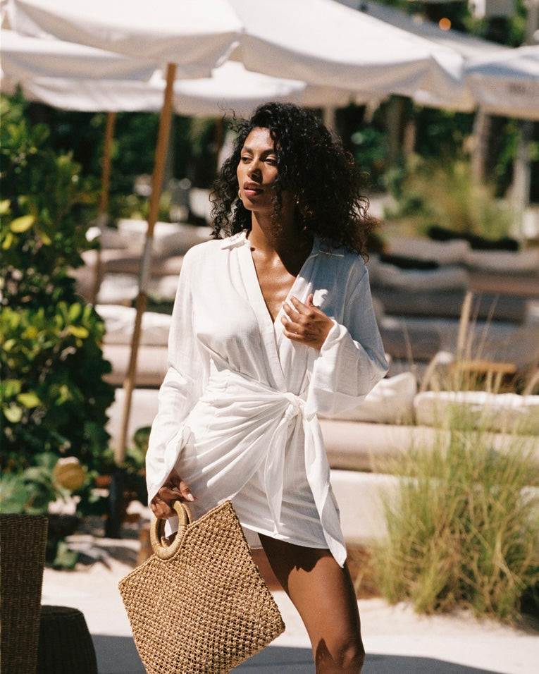 Las Palmas Dress - Cream