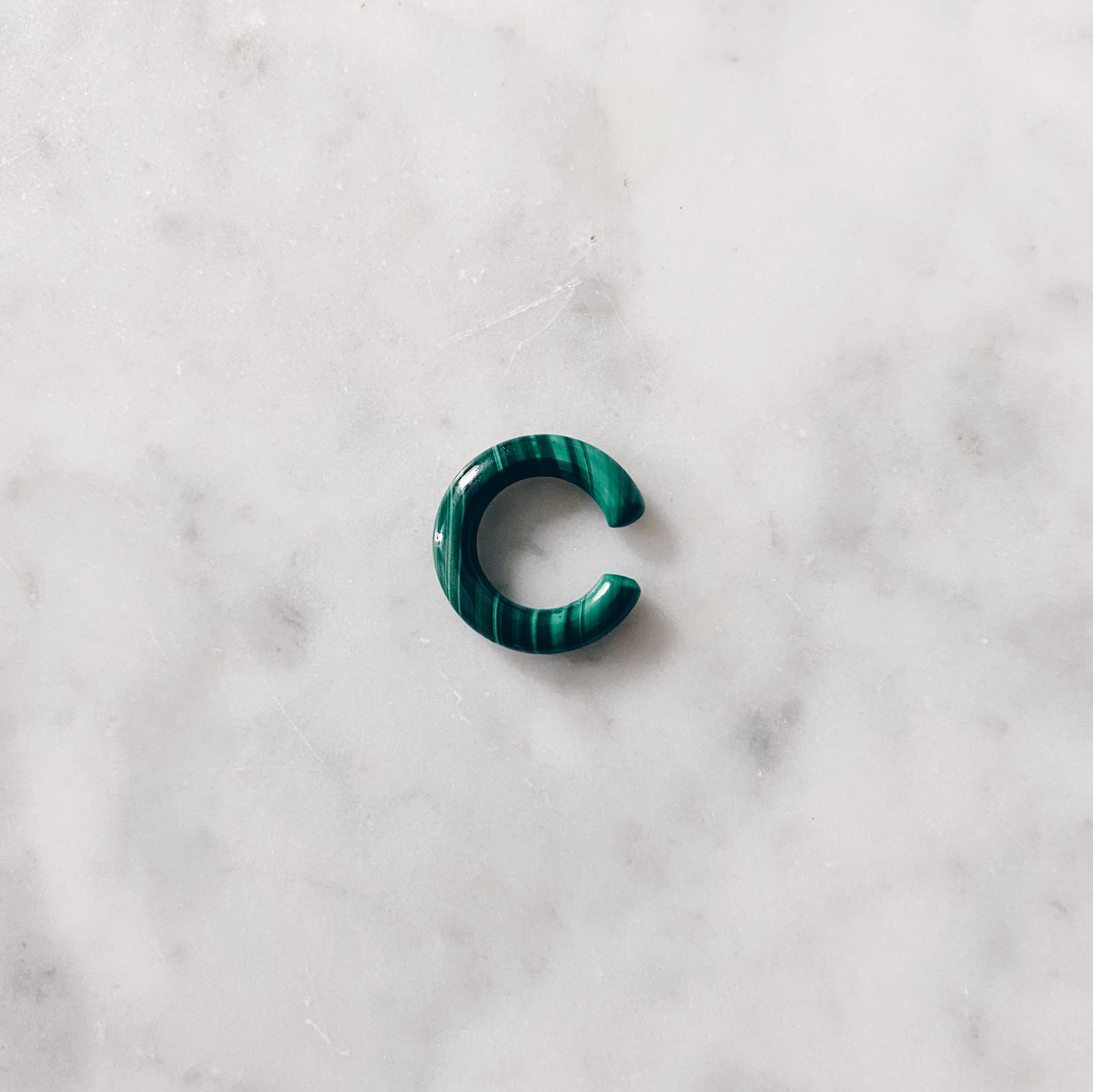 Francis Mini Ear Cuff - Malachite