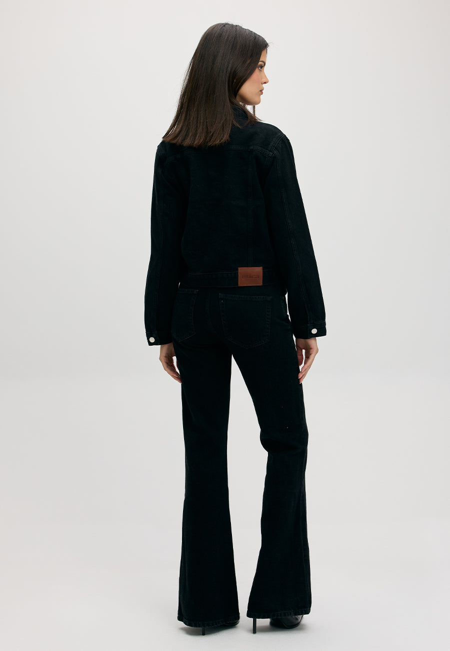 Atlanta Mid Rise Flare - Onyx