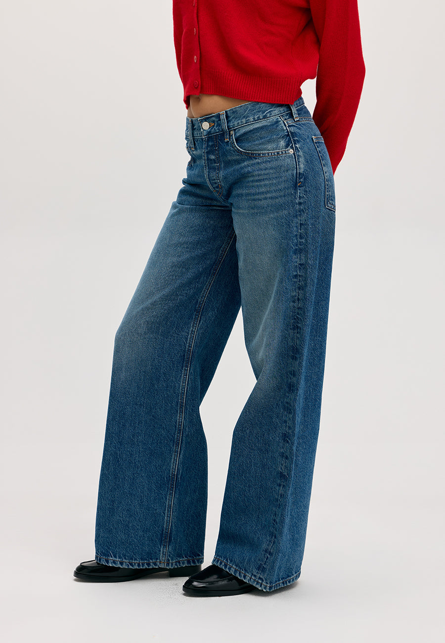 The Ella Low Rise Baggy - Riverside