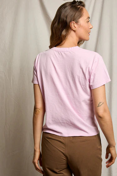 Harley Tee in Sugar Pink