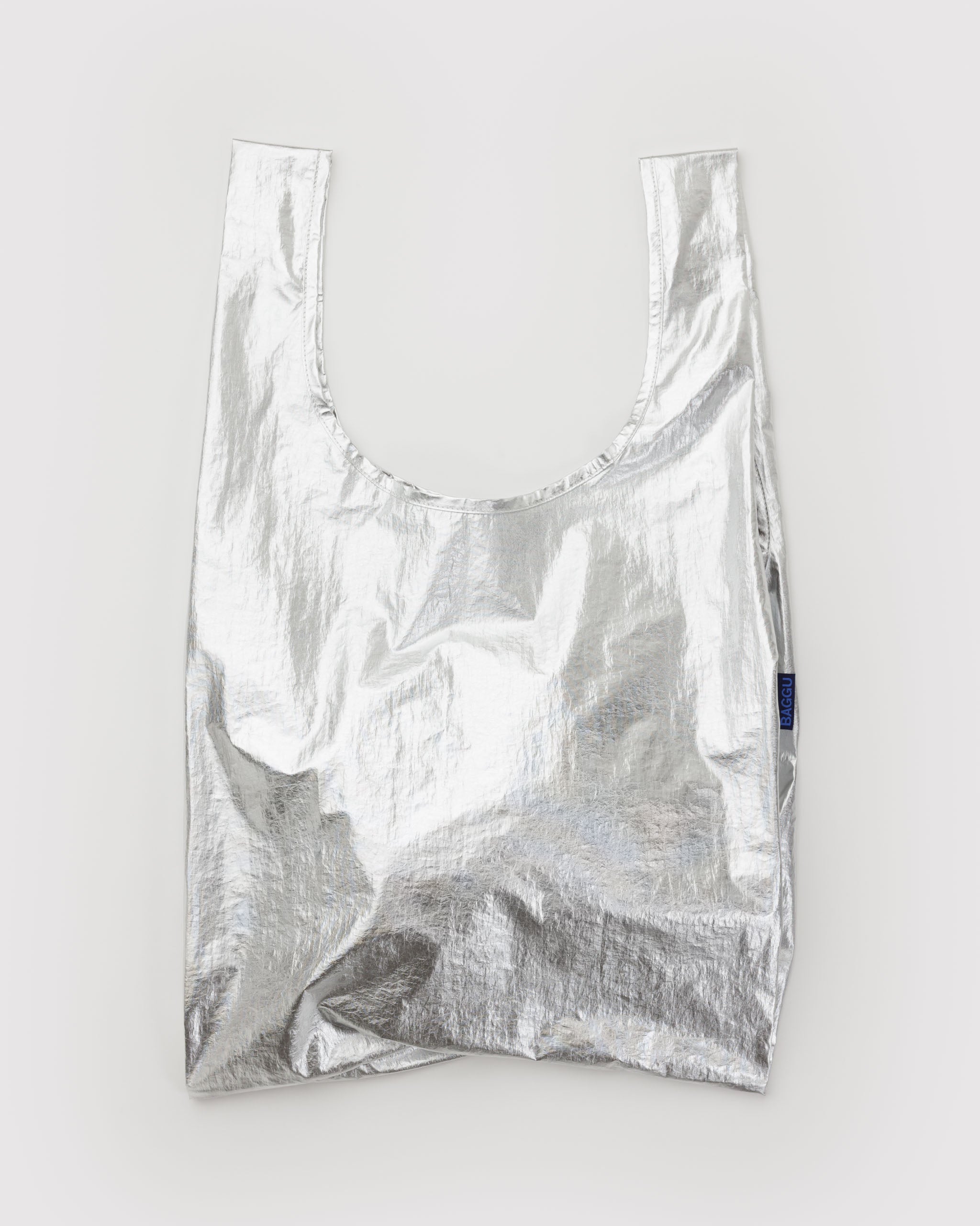 Standard Baggu in Metallic Silver