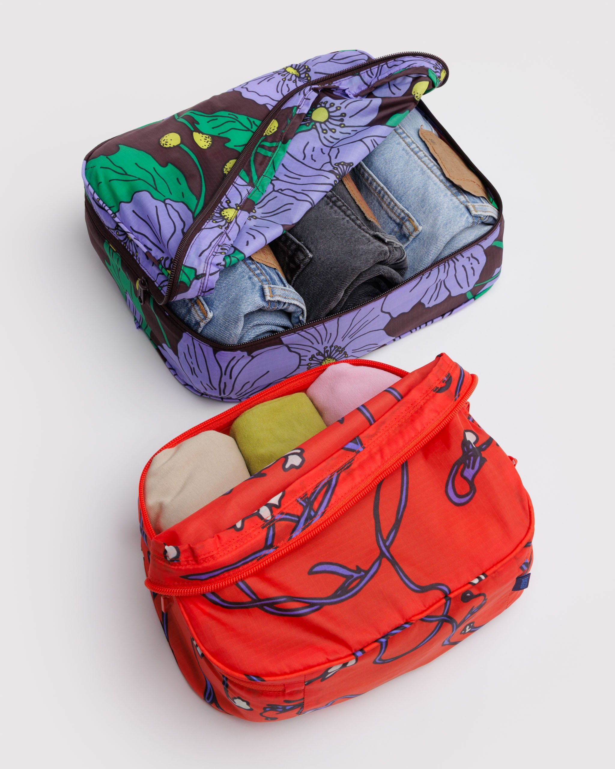 Packing Cube Set in Poppy Mix