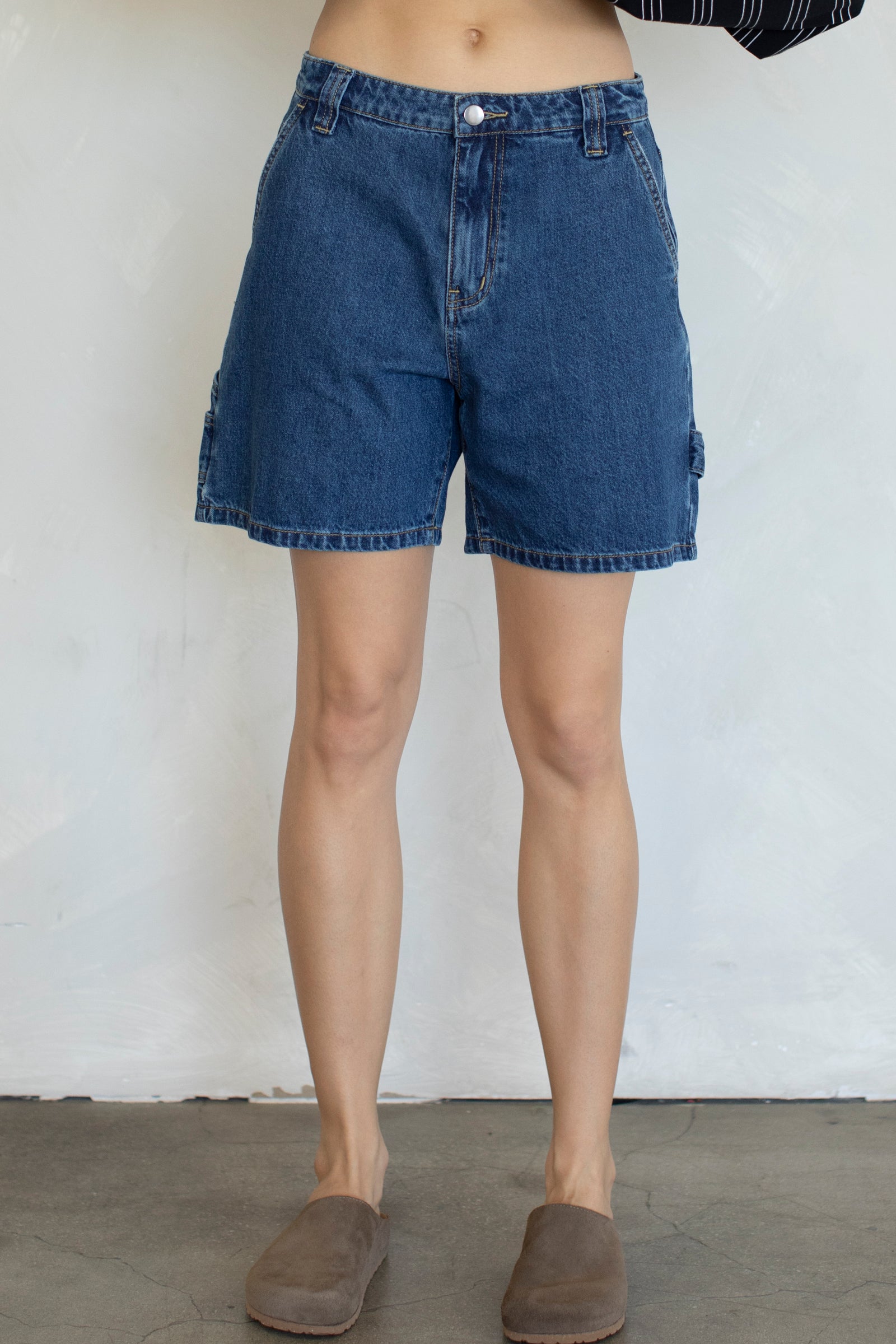 Mika Denim Cargo Shorts