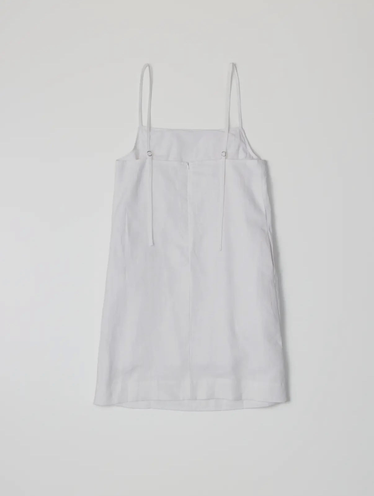 Nora Linen Dress in White