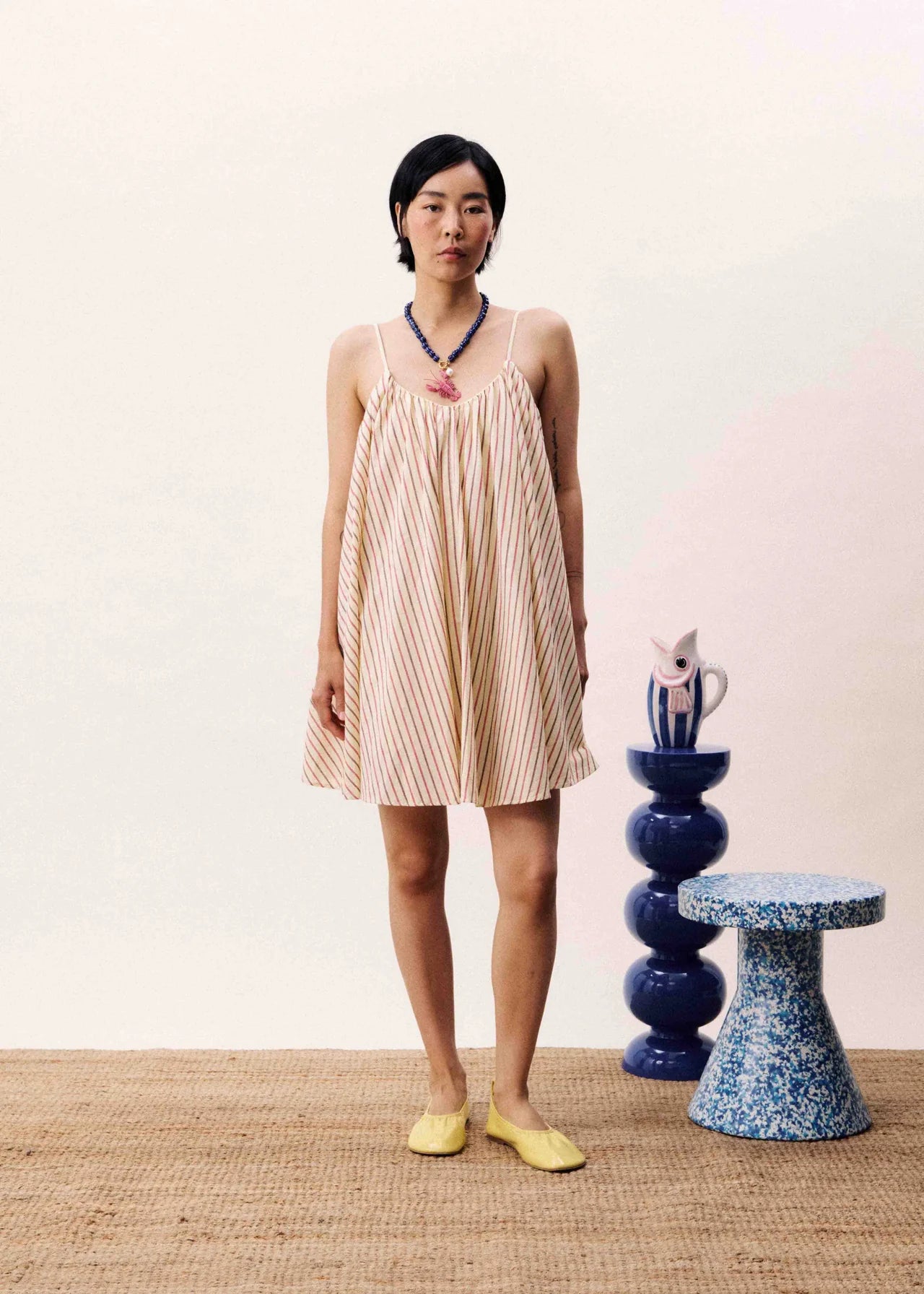 Poroa Dress in Butter