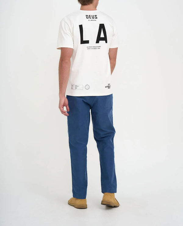 LA Address Tee in Vintage White