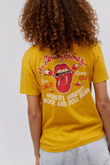 Rolling Stones 78 US Tour Ringer Tee in Golden Daze