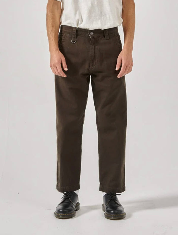Thrills Union Work Chino Pant in Tarmac