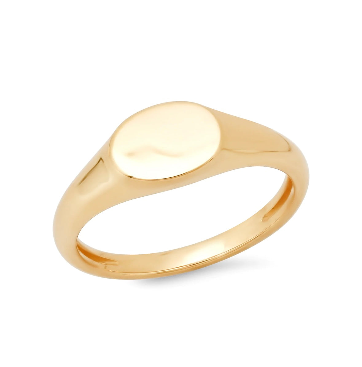 Mini Gold Signet Ring