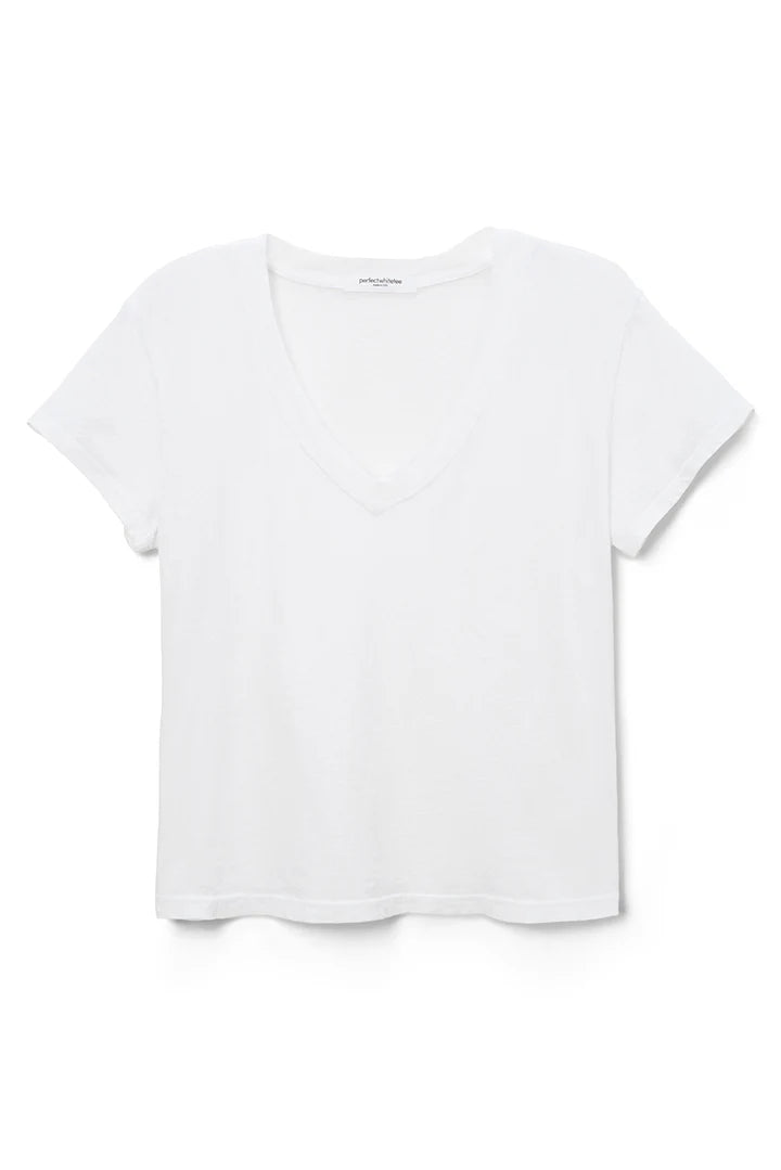 Hendrix Tee in Bright Ivory