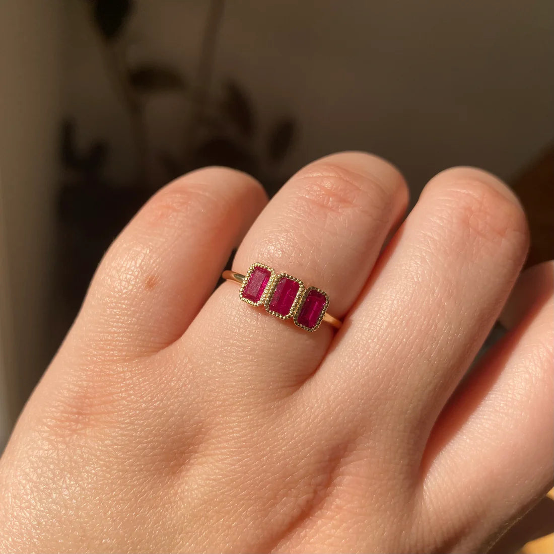 Ruby Campana Ring