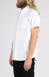 Shooty SS Woven Shirt in White