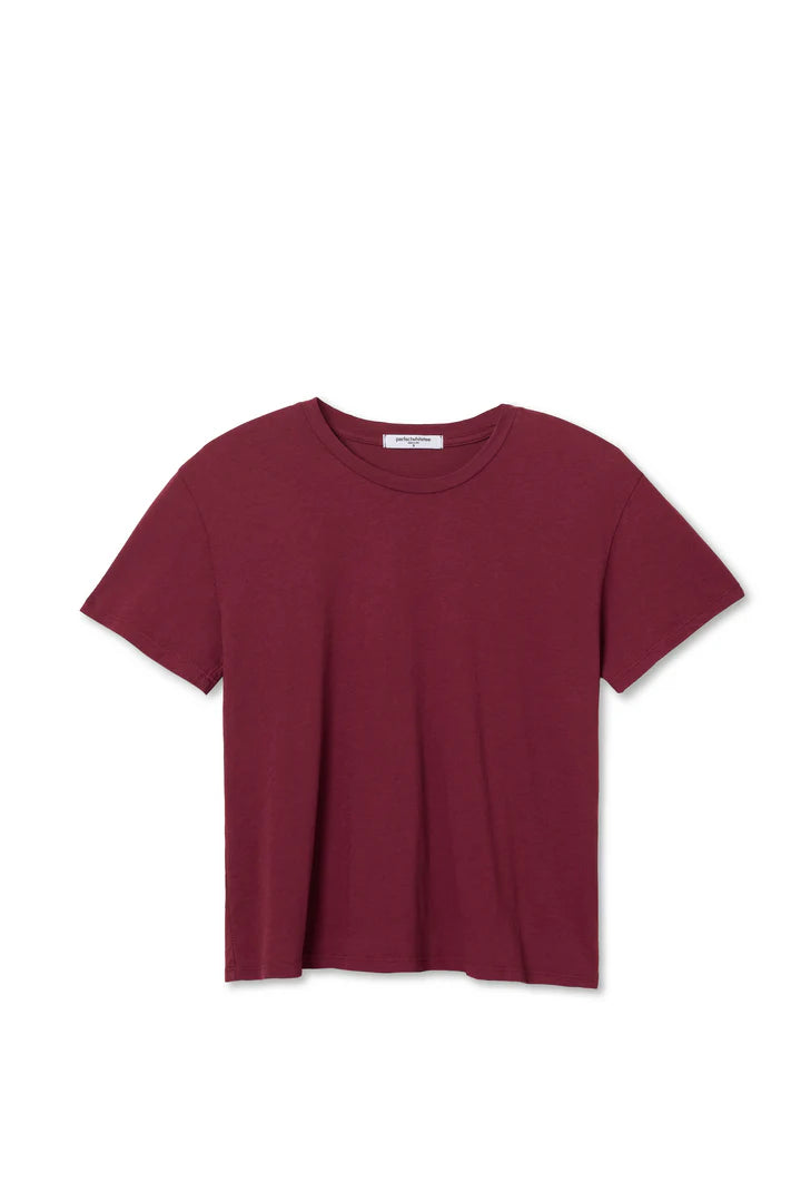 Harley Tee in Dark Burgundy