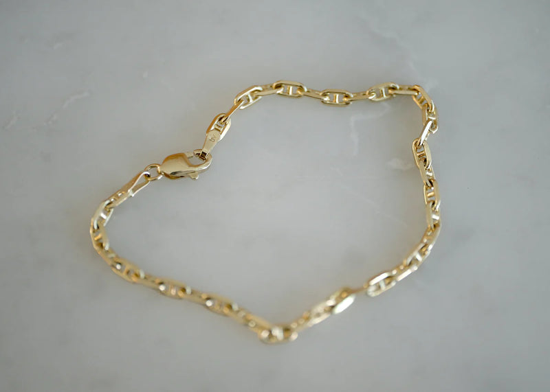 Second Hand 9ct Gold Gents Anchor Bracelet 8.2g | Miltons Diamonds