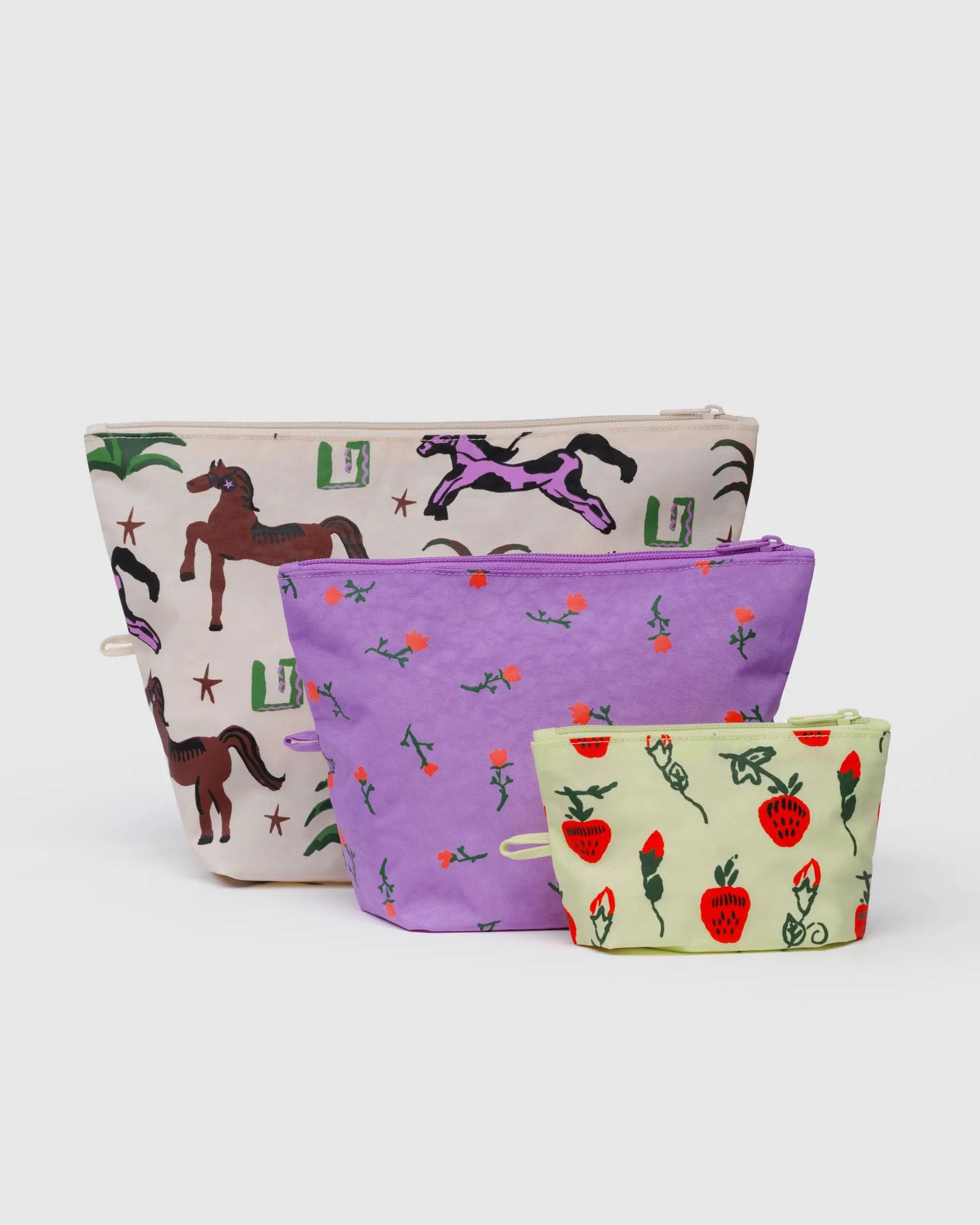 Go Pouch Set in Painted Prairies