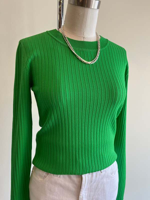 Just Female Fresh Blouse in Fern Green
