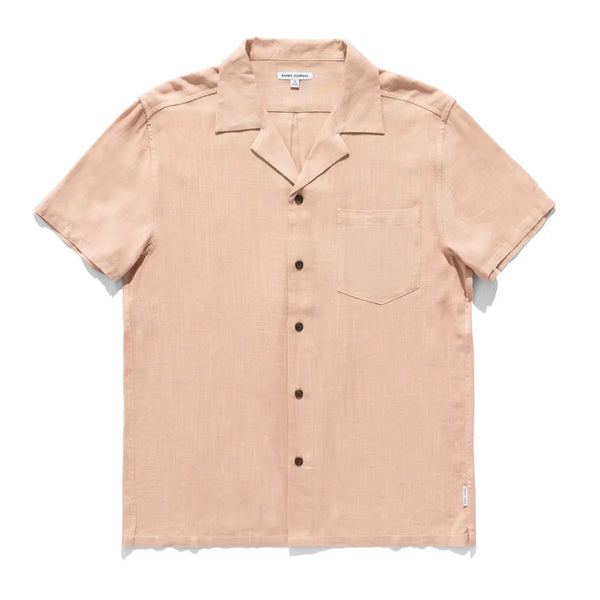 Brighton S/S Woven Shirt in Maple