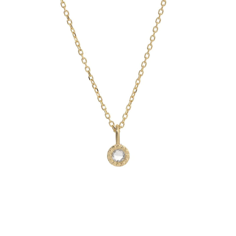 Rose Cut Diamond Mazurka Necklace