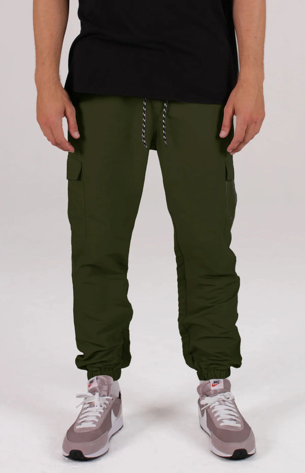 Rothsay Nylon Jogger Pant in Olive