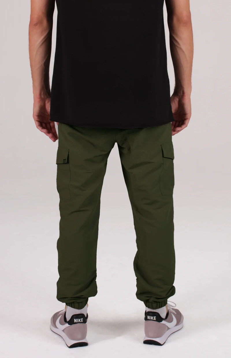 Rothsay Nylon Jogger Pant in Olive