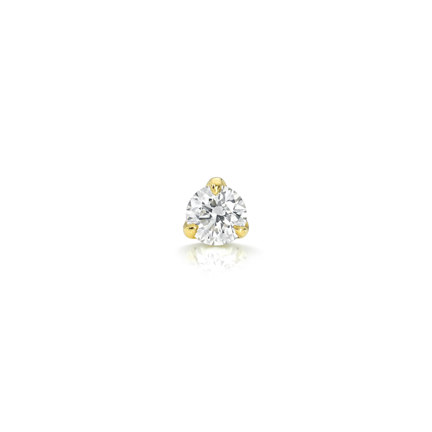ROUND DIAMOND CLAW SETTING POST STUD