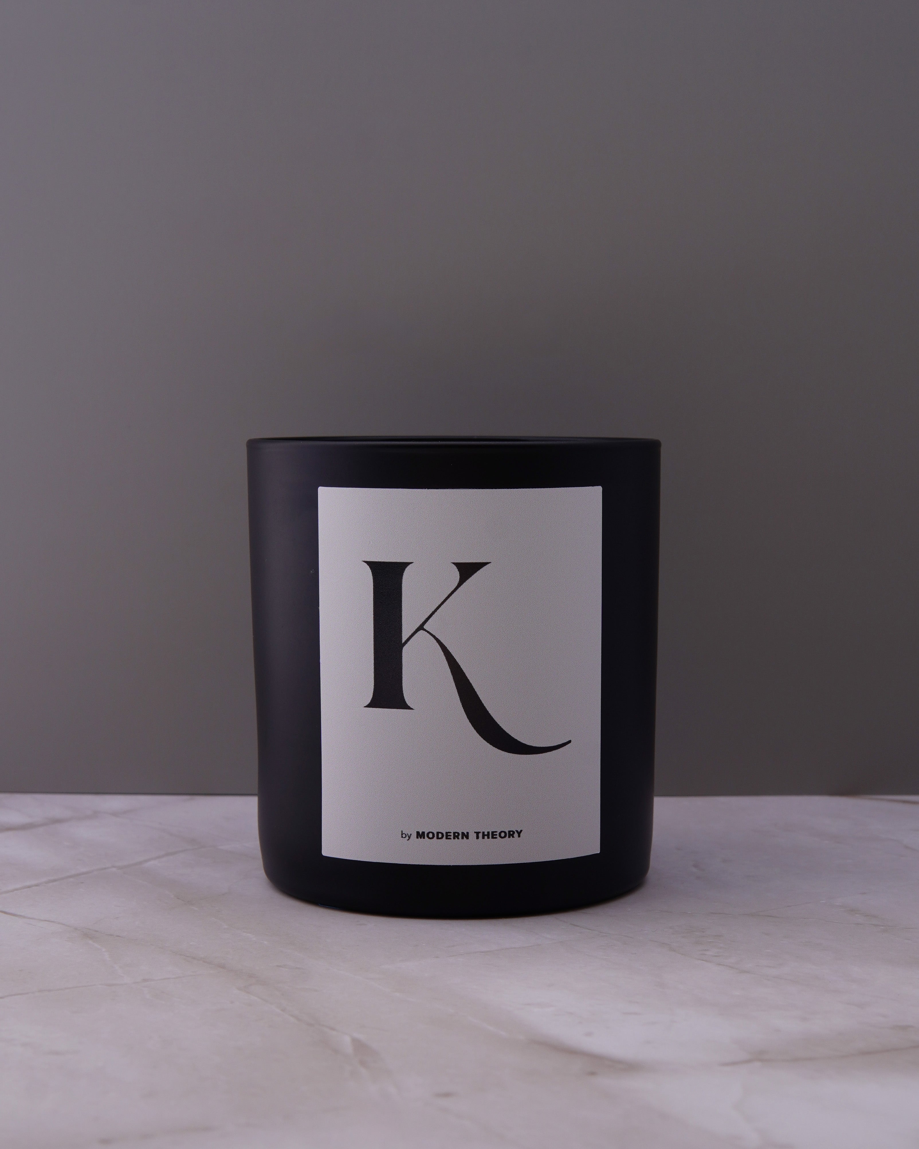 K - MONOGRAM Candle