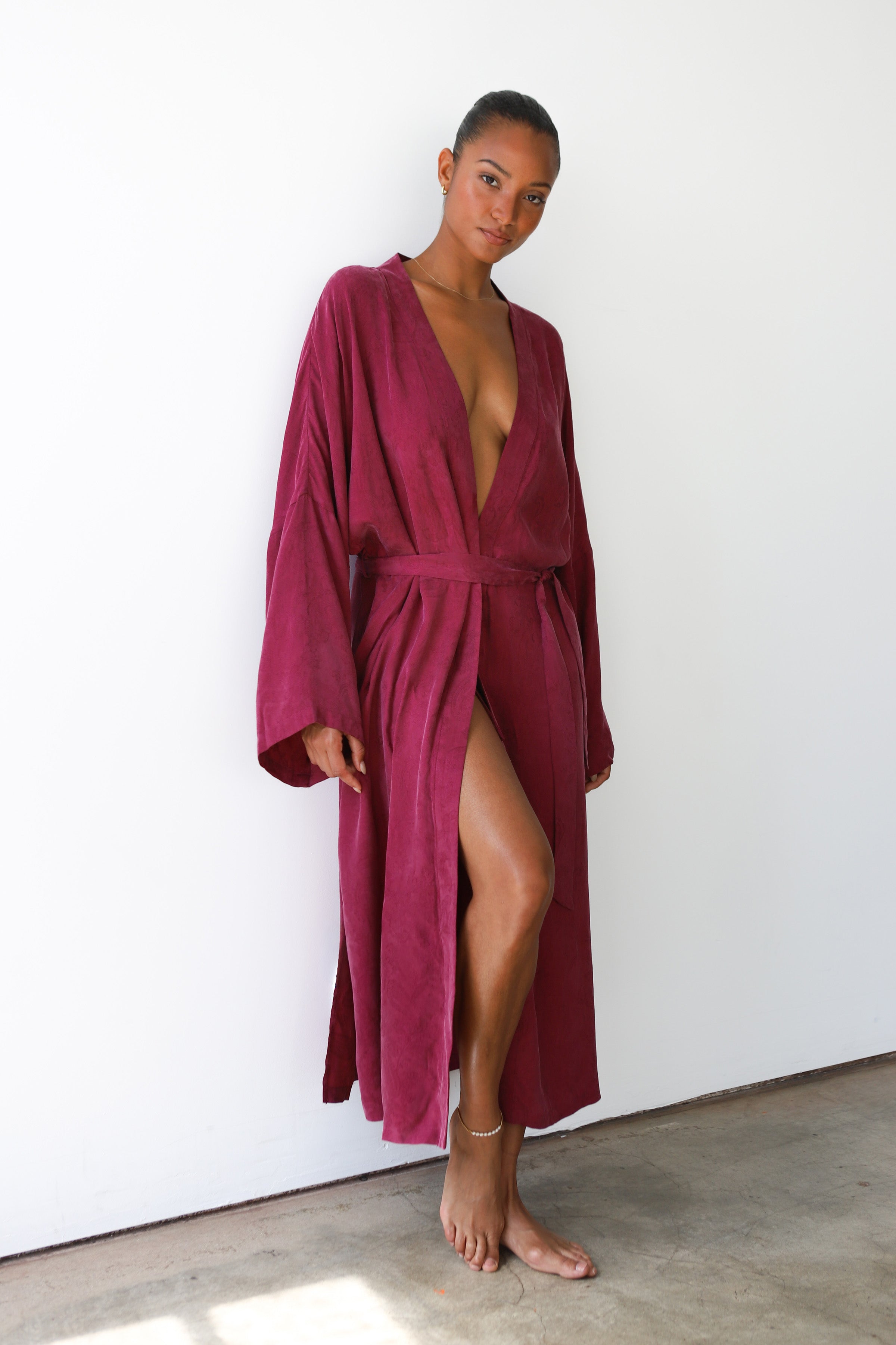 The Long Robe - Plum