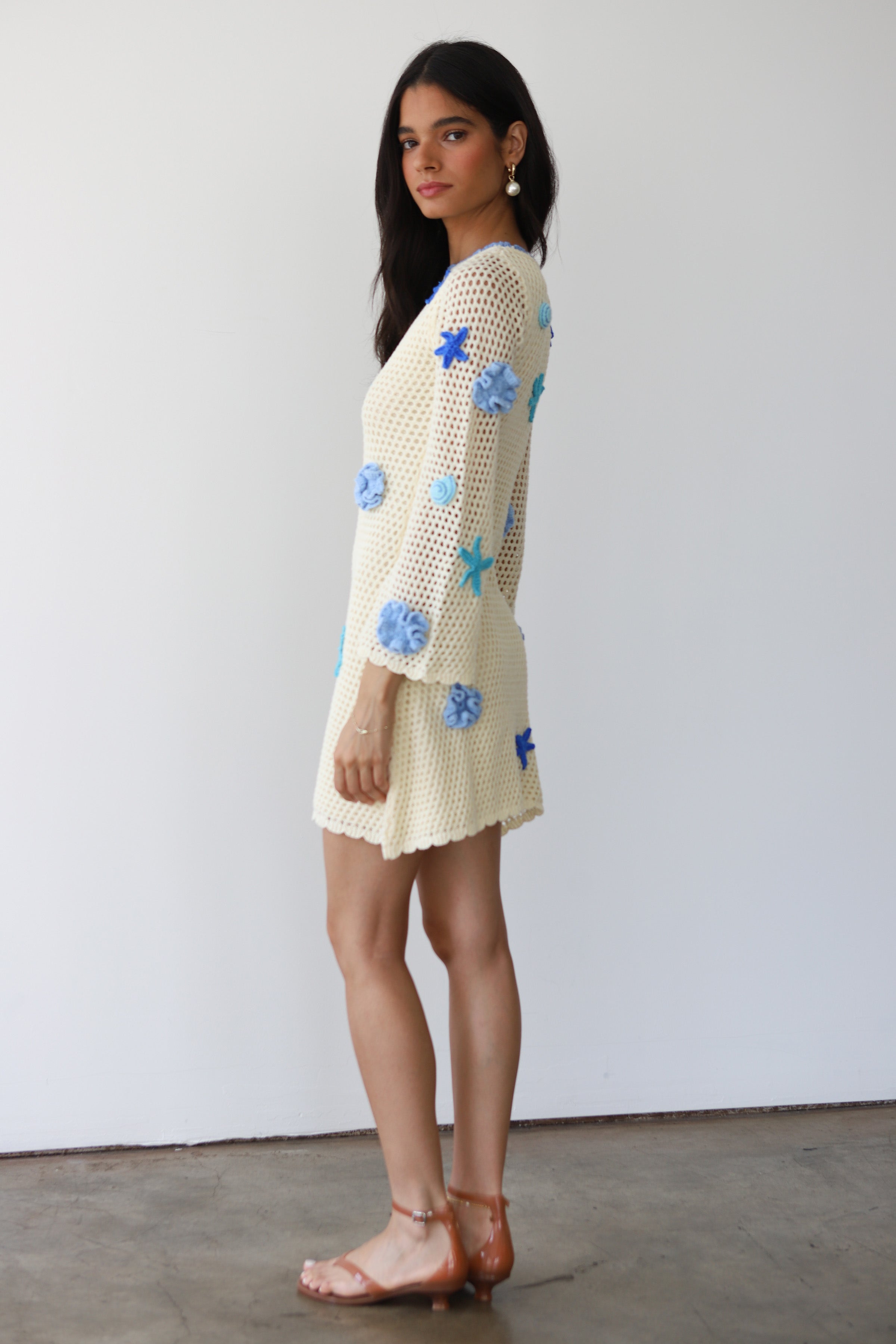 Mar Mini Dress - Capri Blue