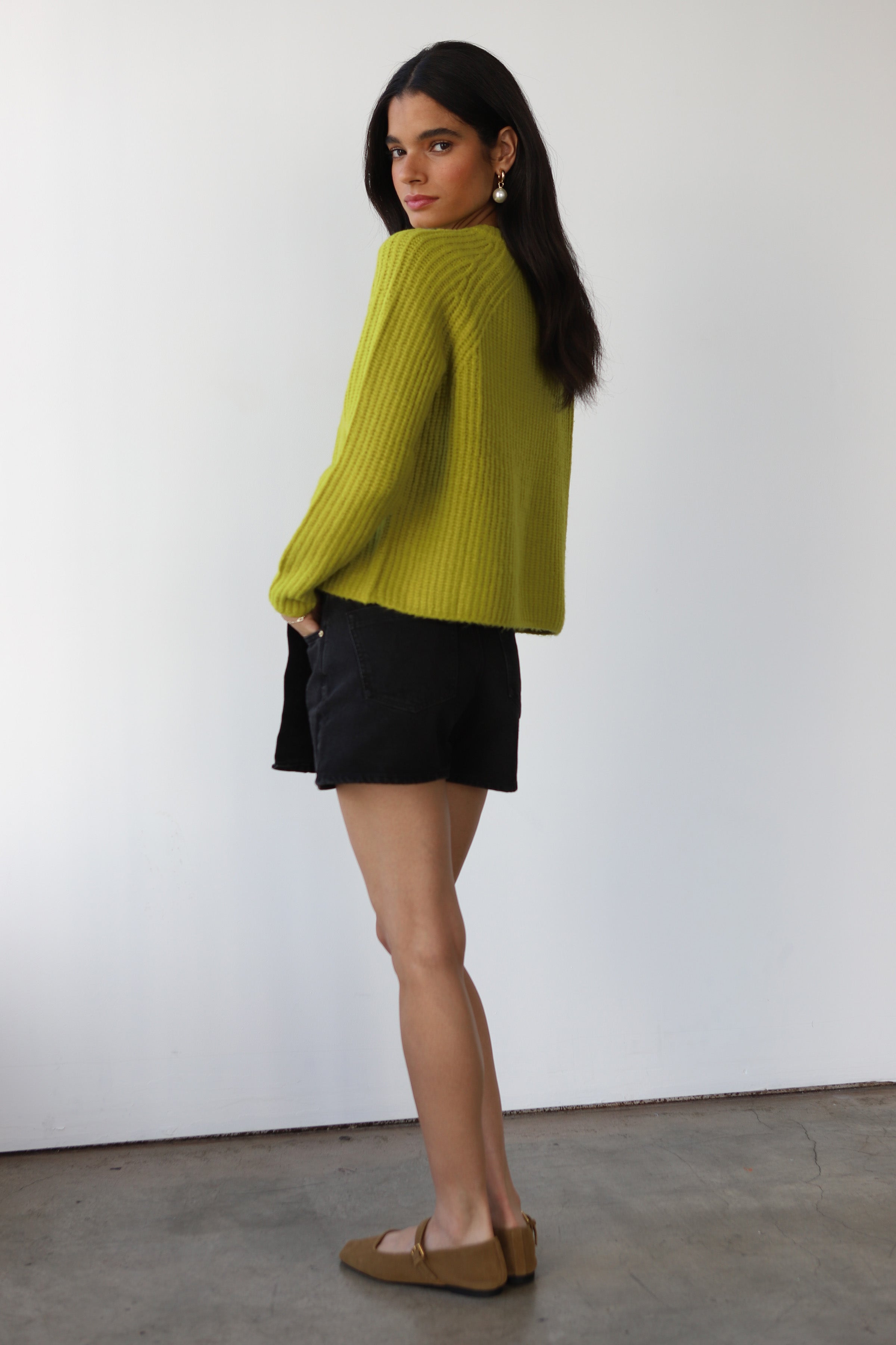 Poppy Cardigan - Sour Melon