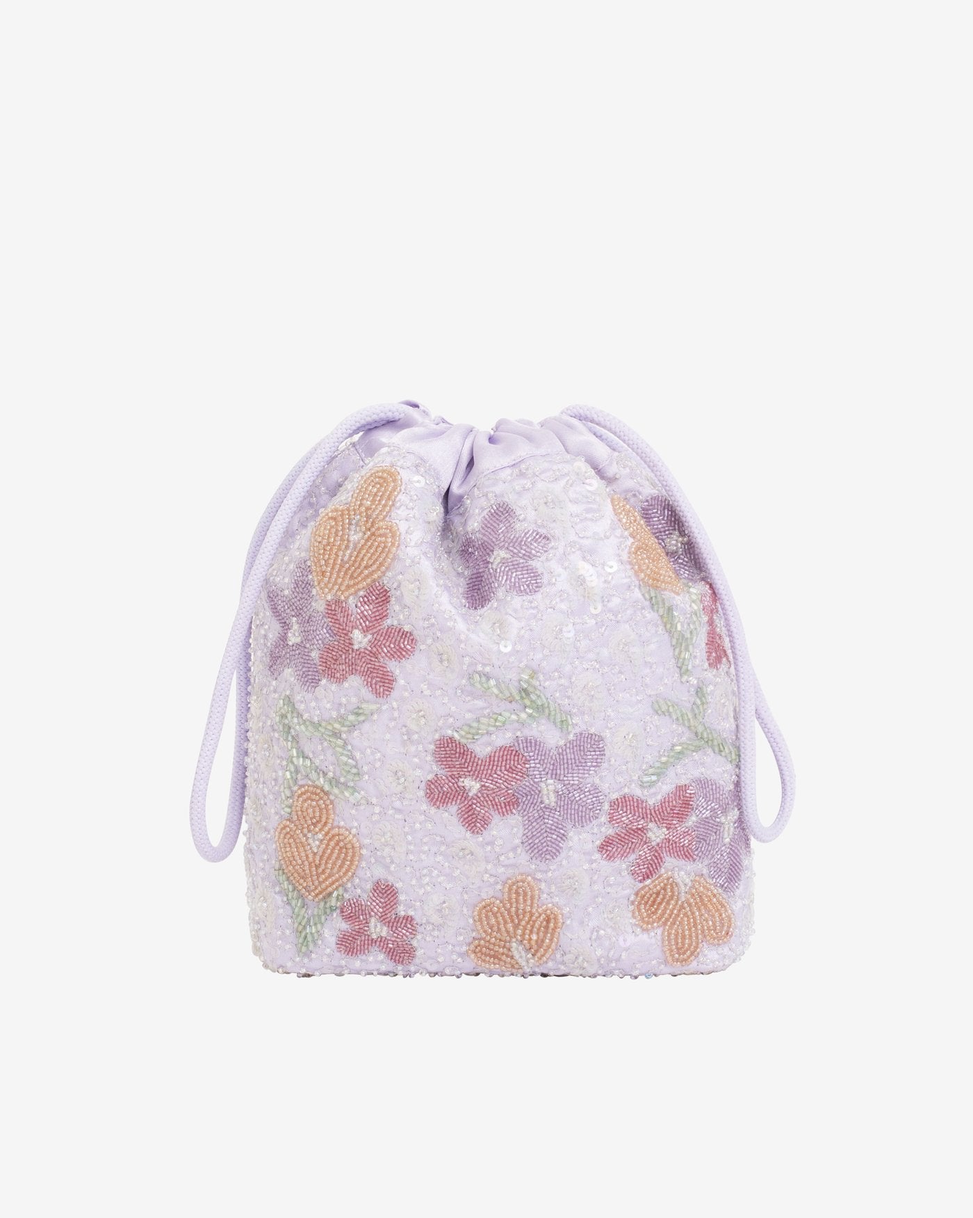 POUCH DREAMY BEADED - SOFT PINK