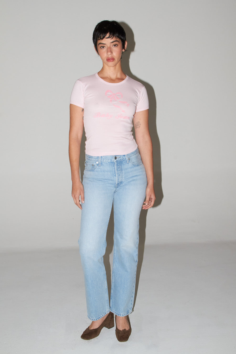 Baby Jean Tee - Cotton Candy