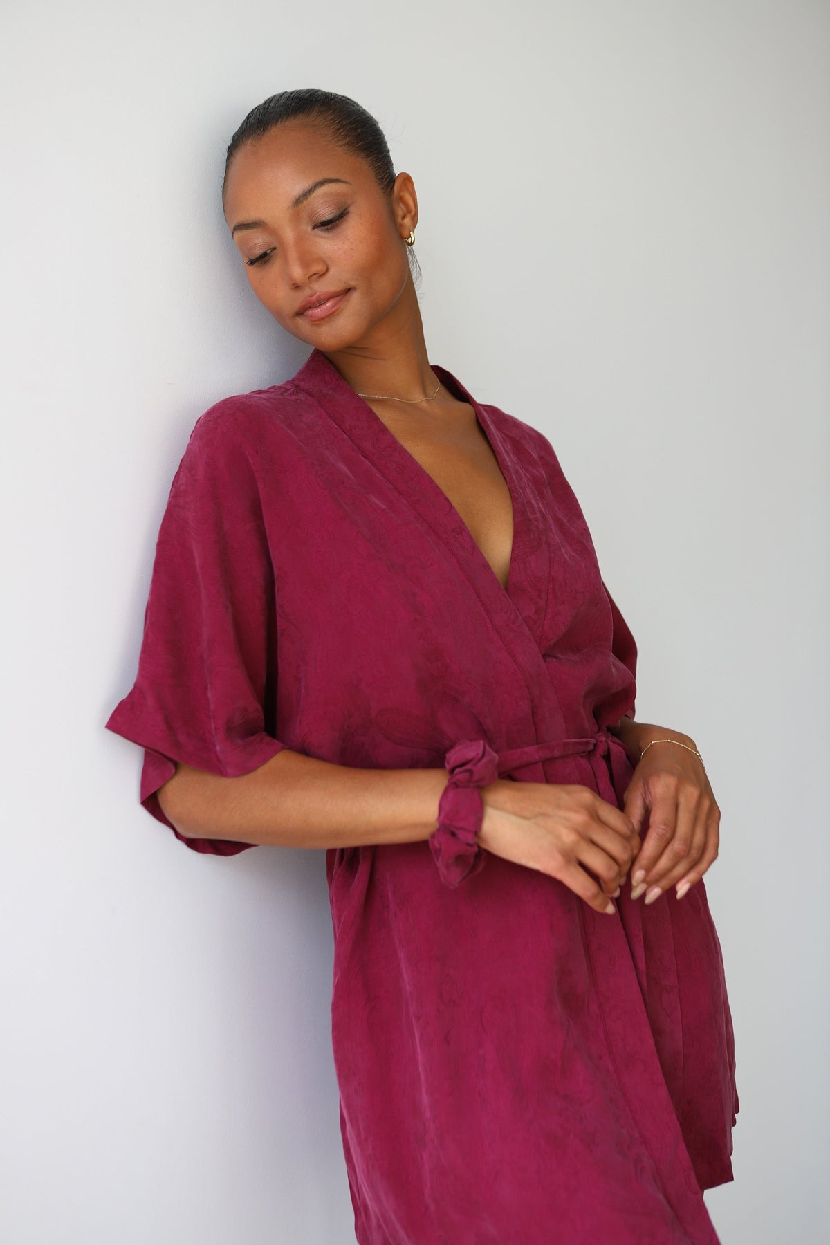 Micro Short Robe The Short Robe - Plum