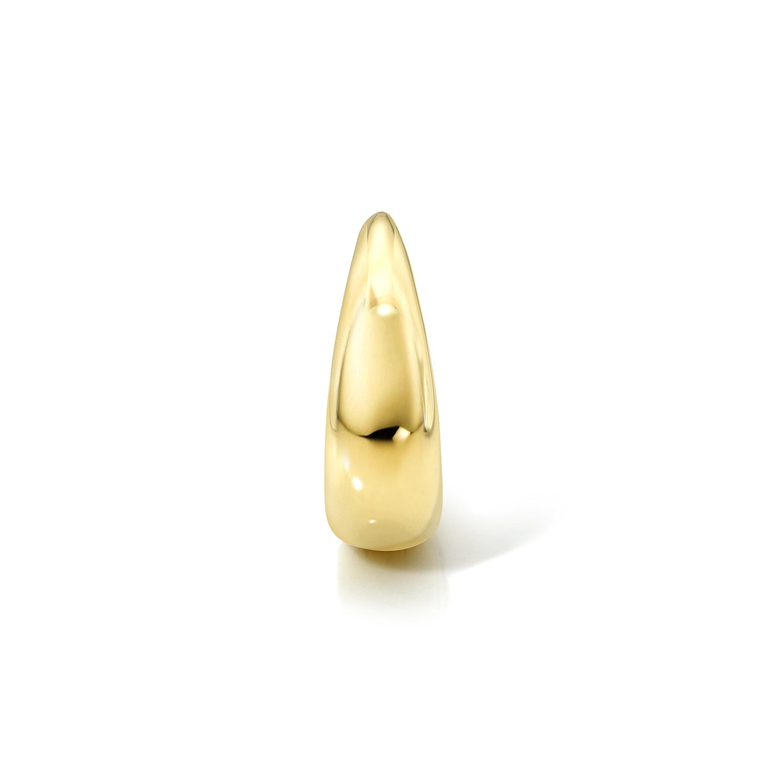 TAPERED SOLID GOLD HOOP