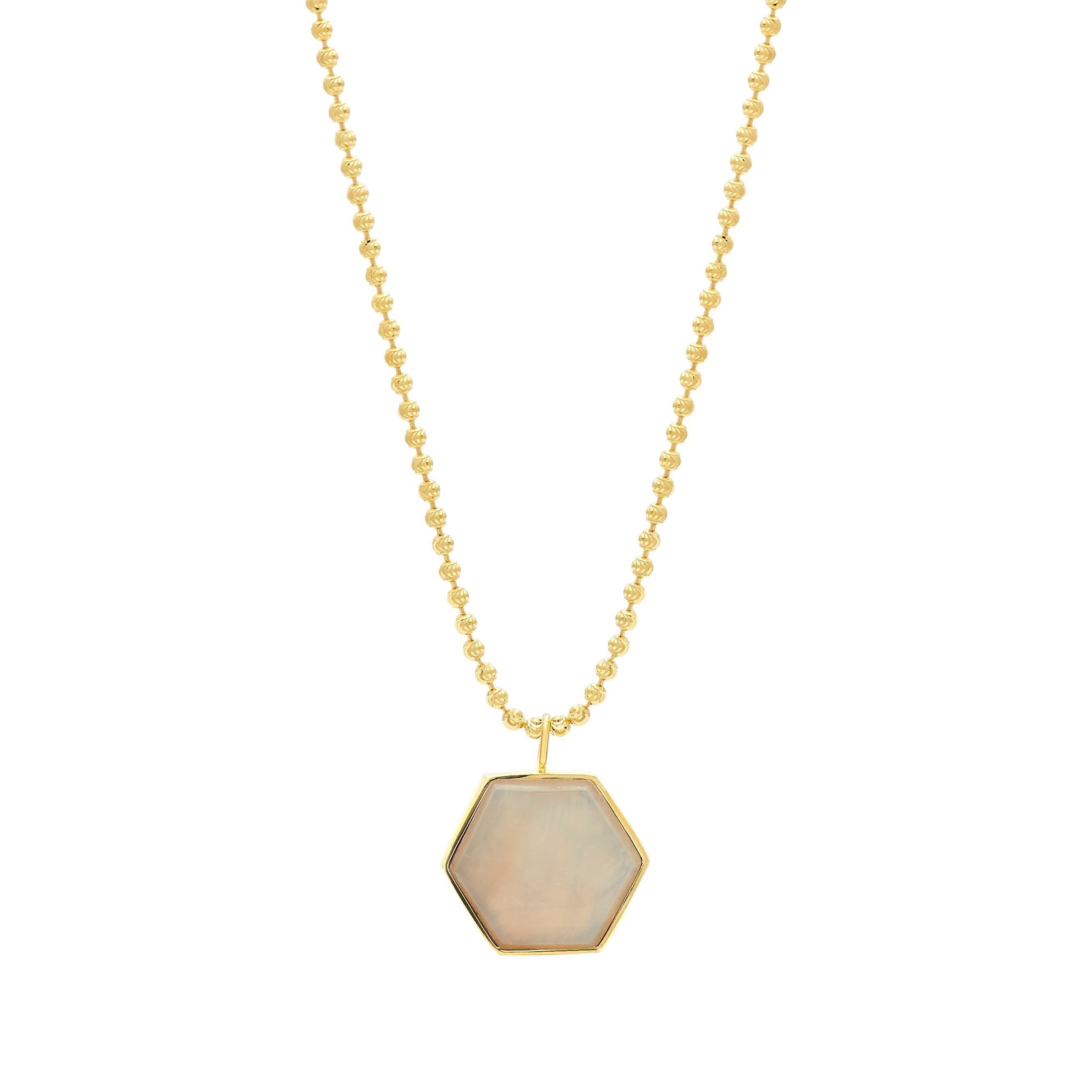 Beckham Necklace - White Agate