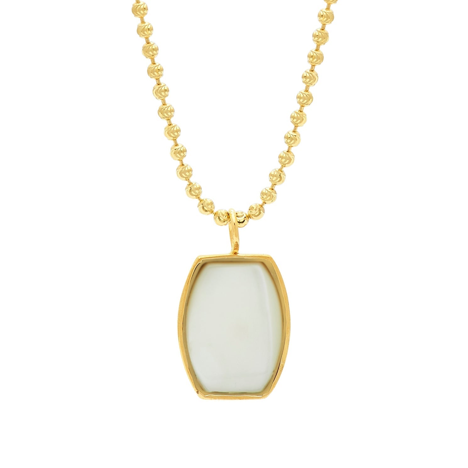 Archie Necklace - White Mother of Pearl