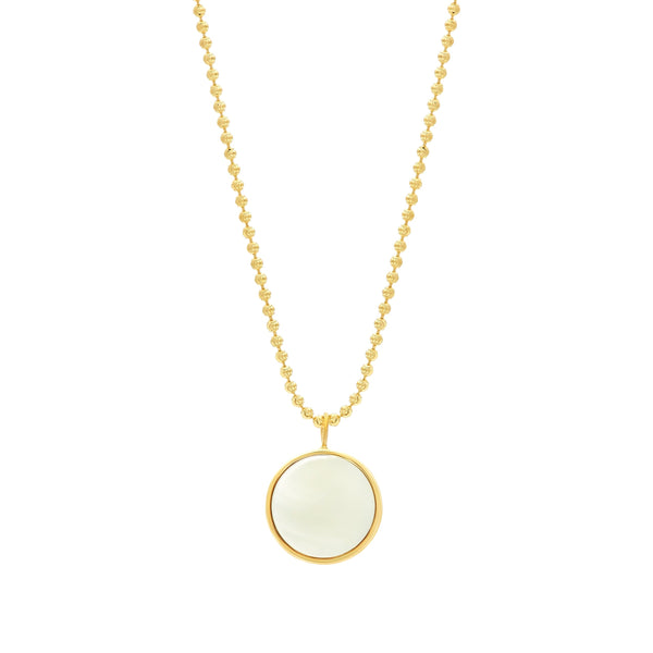 Everett Necklace - White Mother of Pearl