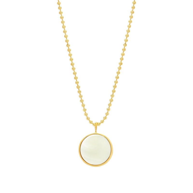 Everett Necklace - White Mother of Pearl