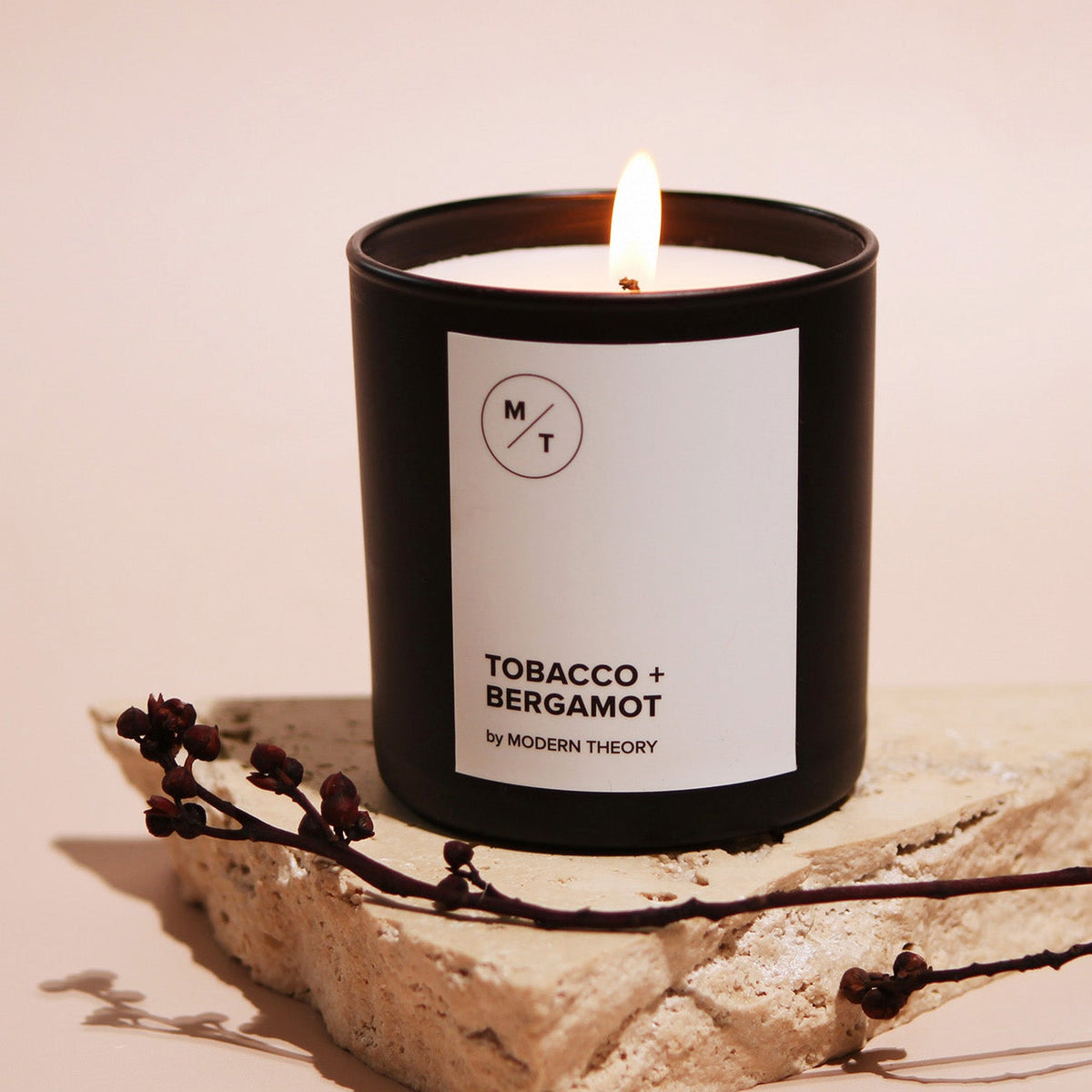 tobacco bergamot candle TOBACCO + BERGAMOT