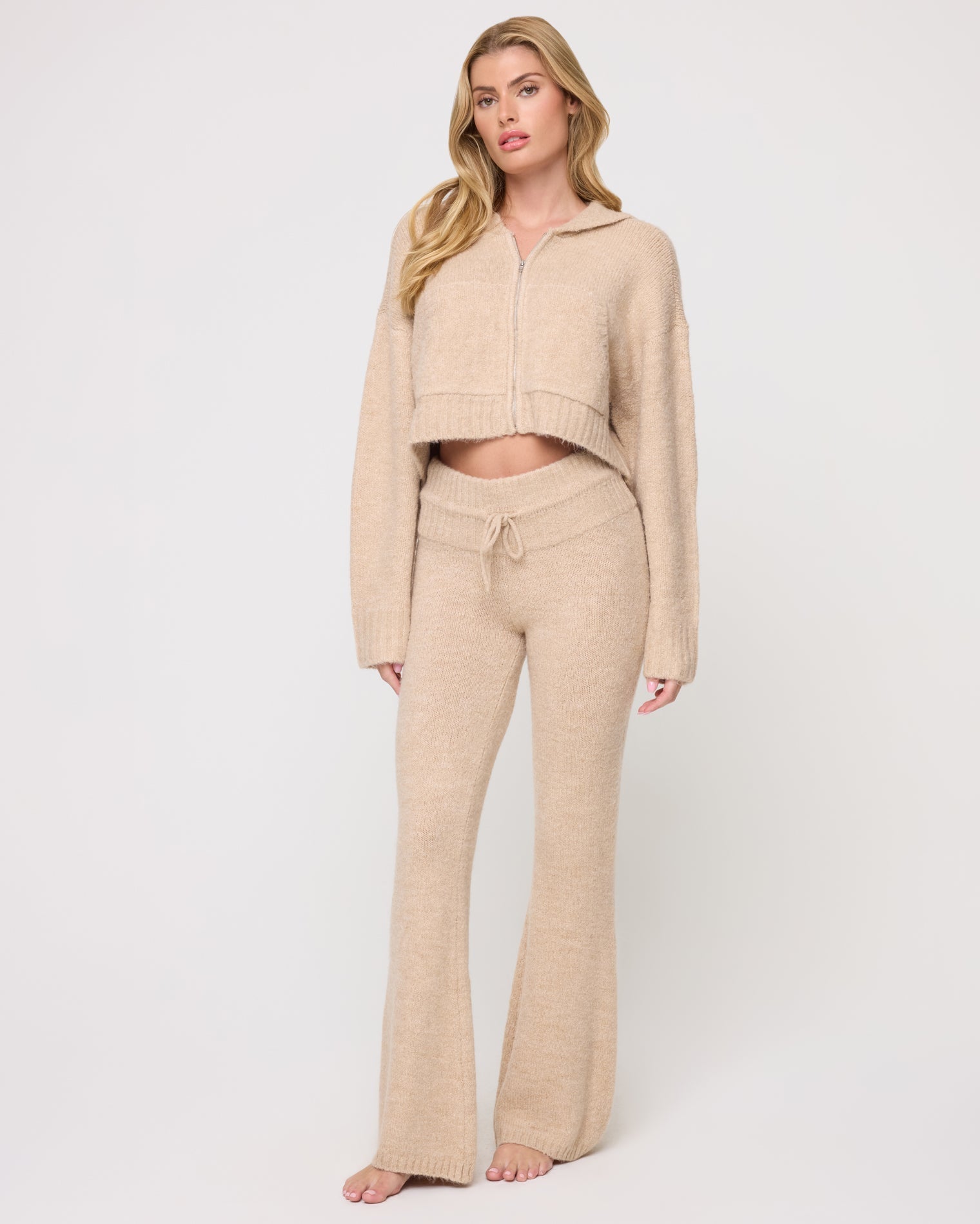 Jet Set Pant - Heather Oatmeal