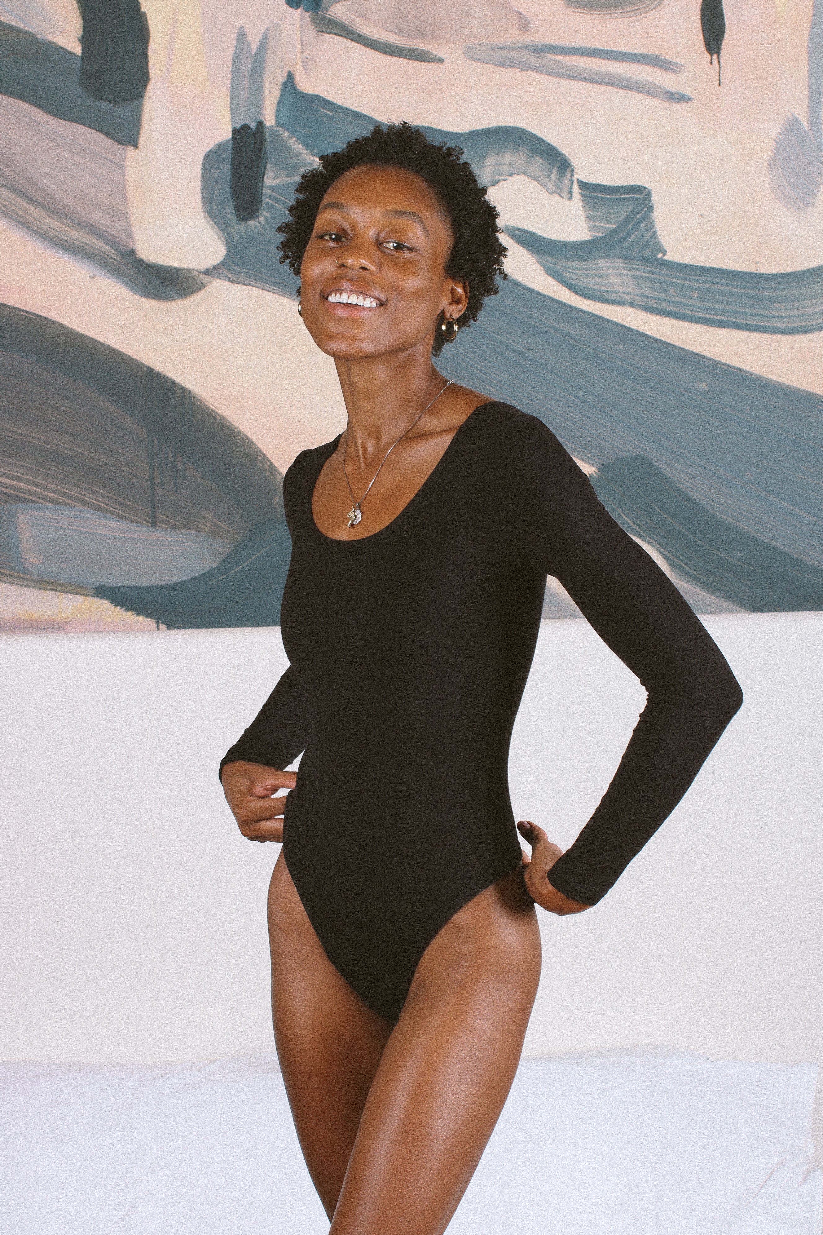 Arlin Bodysuit in Black