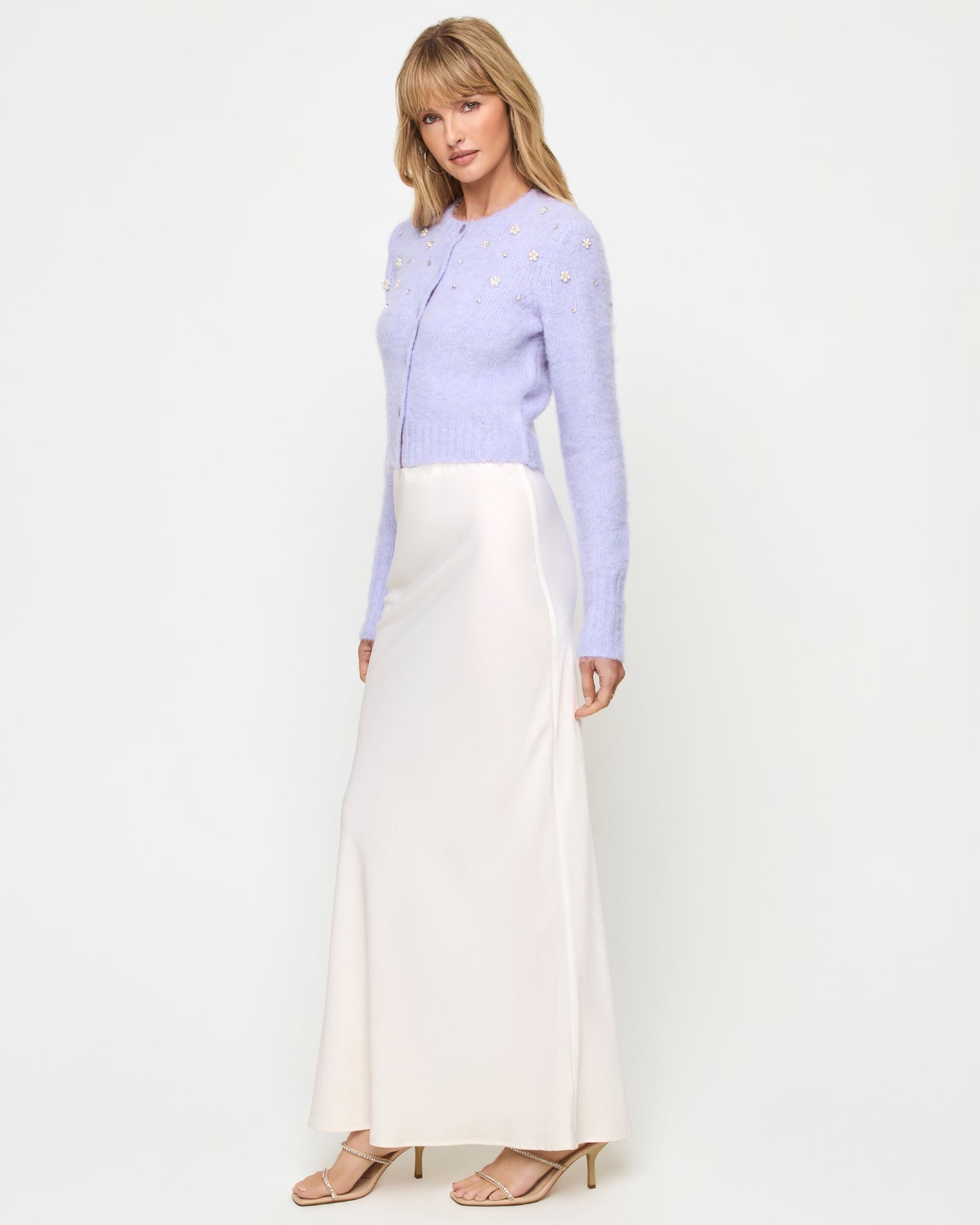 Brynn Cardigan - Lavender Ice