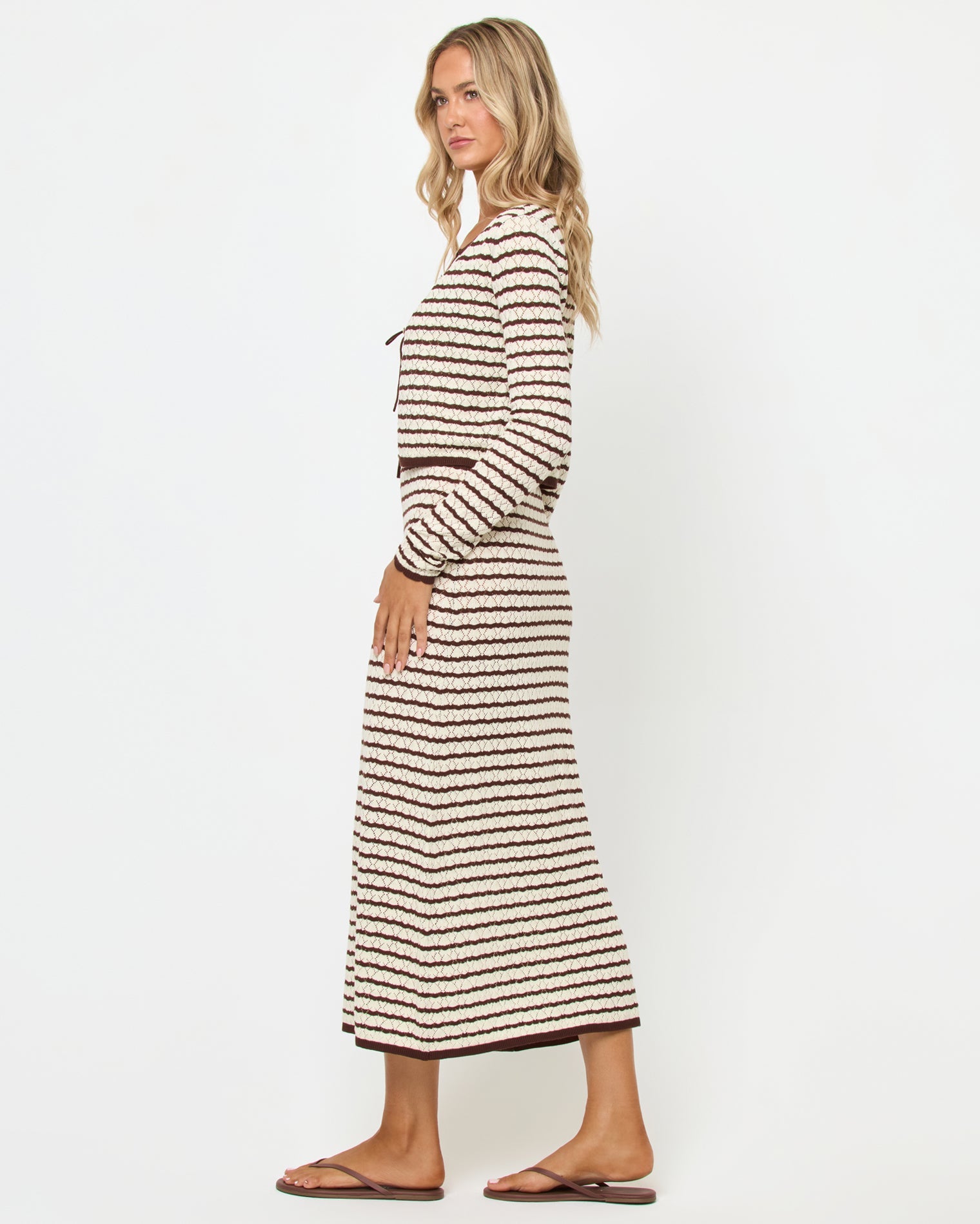 Rosalie Cardigan - Cafe-Cream