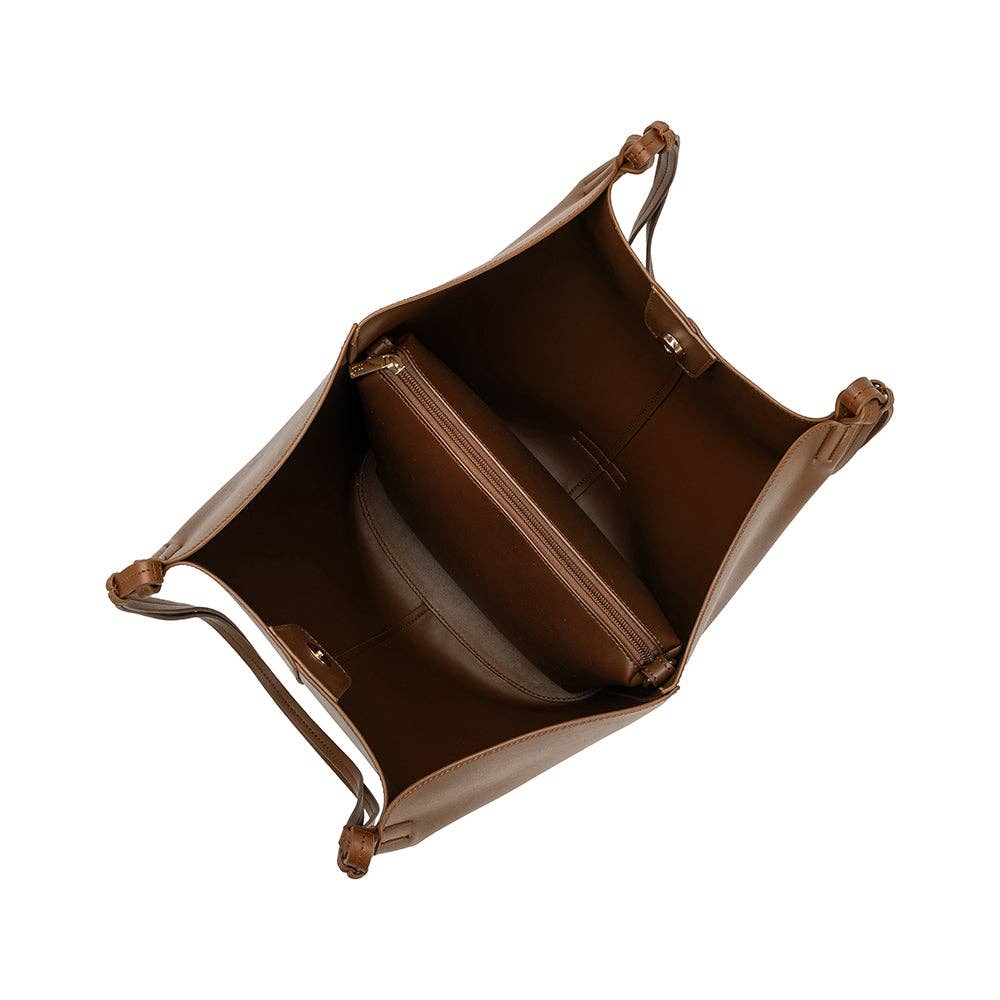 Lydia Saddle Recycled Vegan Shoulder Bag